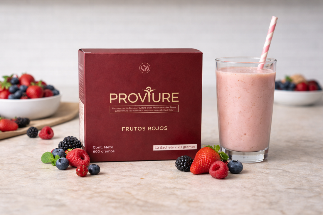 Smoothie de Frutos Rojos y Proviure